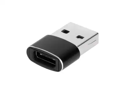 Adapter przejściówka USB - USB Typu C czarny