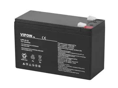 Akumulator żelowy VIPOW 12V 7.5Ah