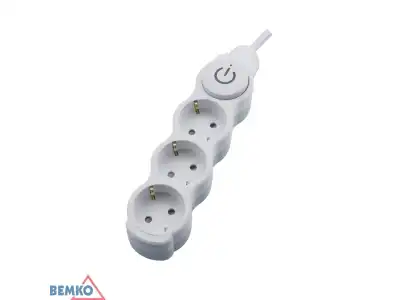 PRZEDŁUŻACZ NA SCHUKO 3X 2P+Z+WYŁ. 1.5MM X 1.5M