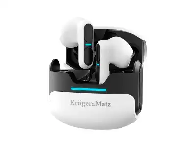 Bezprzewodowe słuchawki douszne Kruger&amp;Matz M8 - kolor biały