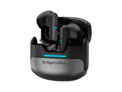 Bezprzewodowe słuchawki douszne Kruger&amp;Matz M8 - kolor szary