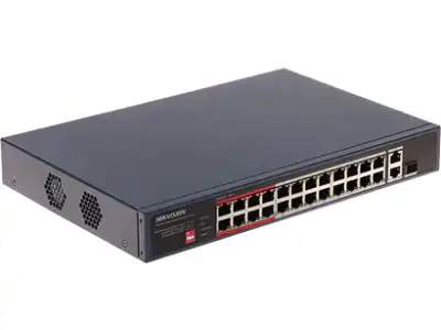 SWITCH POE DS-3E0326P-E/M(C) 24-PORTOWY SFP Hikvision