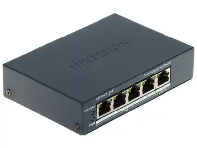 SWITCH POE DS-3E1505P-EI 4-PORTOWY Hikvision