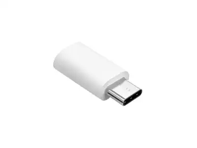 Adapter Przejściówka Micro USB - USB typu C Srebrna