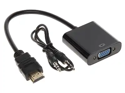 KONWERTER HDMI/VGA+AU-ECO-3