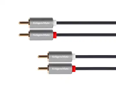 Kabel 2RCA-2RCA 3m Kruger&amp;Matz Basic