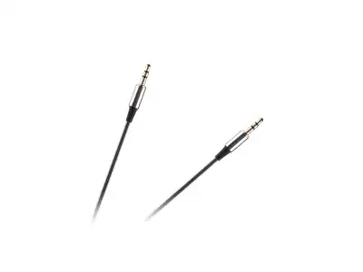 Kabel audio Jack 3.5 wtyk - wtyk REBEL spirala 100 cm