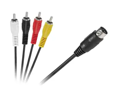 Kabel DIN-4 x RCA 1,8m