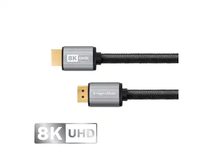 Kabel HDMI-HDMI 2.1 8K 0,9 m Kruger&amp;Matz