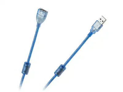 Kabel USB 2.0  Az -Am przedłużacz 5m ekran+filtr