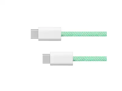 Kabel USB typu C - USB typu C 100 W 1 m zielony Kruger&amp;Matz Basic