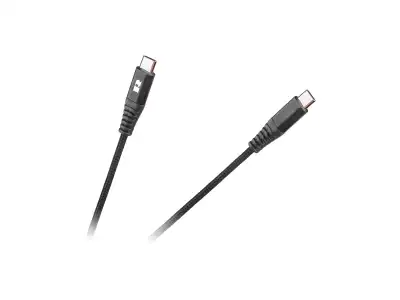 Kabel USB typu C - USB typu C REBEL 100 cm czarny