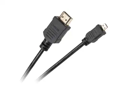 Kabel  wtyk HDMI typ A -  wtyk mikro HDMI typ D