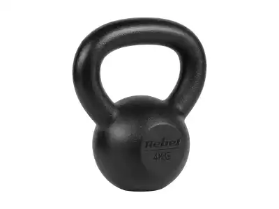 Kettlebell żeliwny 4kg, REBEL ACTIVE