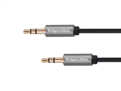 Kabel jack 3.5 wtyk stereo - 3.5 wtyk stereo 1m Kruger&amp;Matz Basic