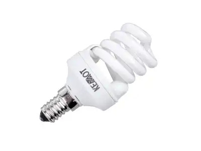 Kompaktowa lampa fluorescencyjna (Świetlówka) mini spirala, 8W, E14, 2700K