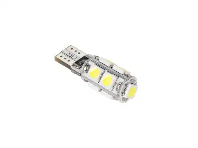 Lampa samochodowa LED T10,  9 x SMD5050, 12V, biała