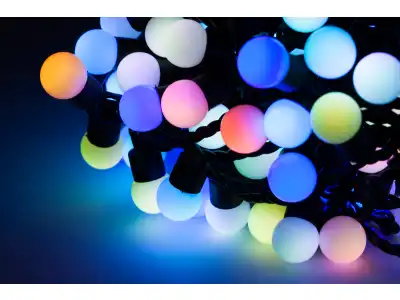 Lampki choinkowe LED, kolor RGB (20 m)