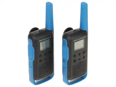 ZESTAW 2 RADIOTELEFONÓW PMR MOTOROLA-T62/BLUE 446.1&nbsp;MHz ... 446.2&nbsp;MHz