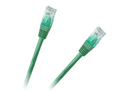 Patchcord kabel UTP 8c wtyk-wtyk 1,5m CCA zielony  cat.6e