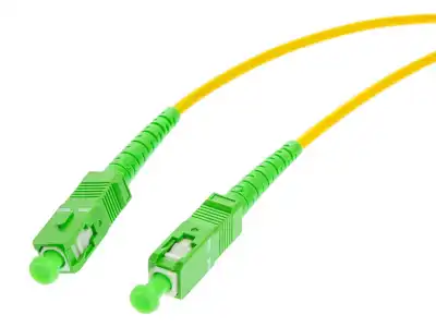 PATCHCORD ŚWIATŁOWODOWY SM 2M SIMPLEX 9/125, SC/APC-SC/APC 3MM