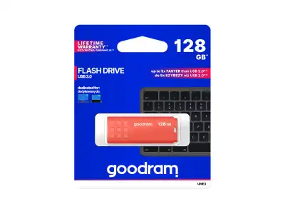 Pendrive Goodram USB 3.2 128GB pomarańczowy