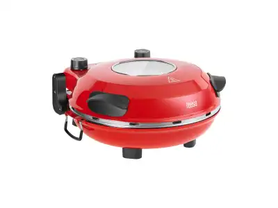 Piec do pizzy TEESA SUPREME + , 1200 W, 32 cm , okienko , wyjmowany kamień, sterowanie dwiema grzałkami