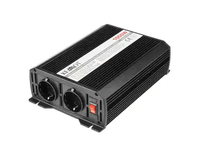 Przetwornica REBEL 24V/230V 1000W 2 gniazda typu F :niemieckie