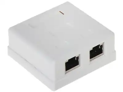 GNIAZDO KOŃCOWE RJ45-2G5/6 PODWÓJNE