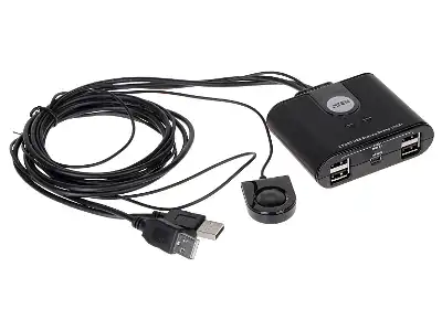 PRZEŁĄCZNIK USB + HUB USB US-224 2 X 115&nbsp;cm