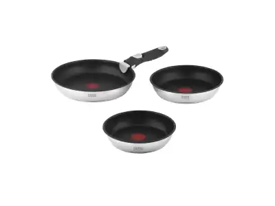 Zestaw patelni z odłączaną rączką 22cm , 24cm 28 cm TEESA FRYING PANS SINGLE HAND