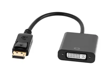 Złącze adapter wtyk DISPLAYPORT - gniazdo DVI (24+5)